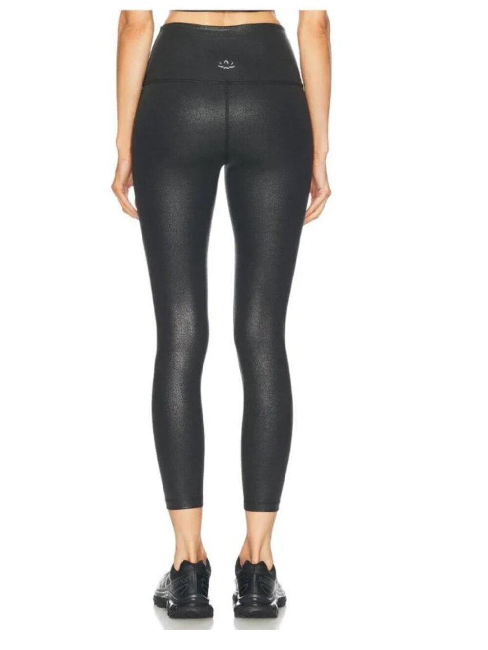 Beyond Yoga Black Matte Shine High Waist Leggings 25" Small $110 - Picture 2 of 2